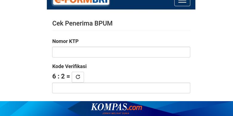 Check Umkm Blt Recipients Online Via Eform Bri Co Id This Is The Guide On All Pages World Today News
