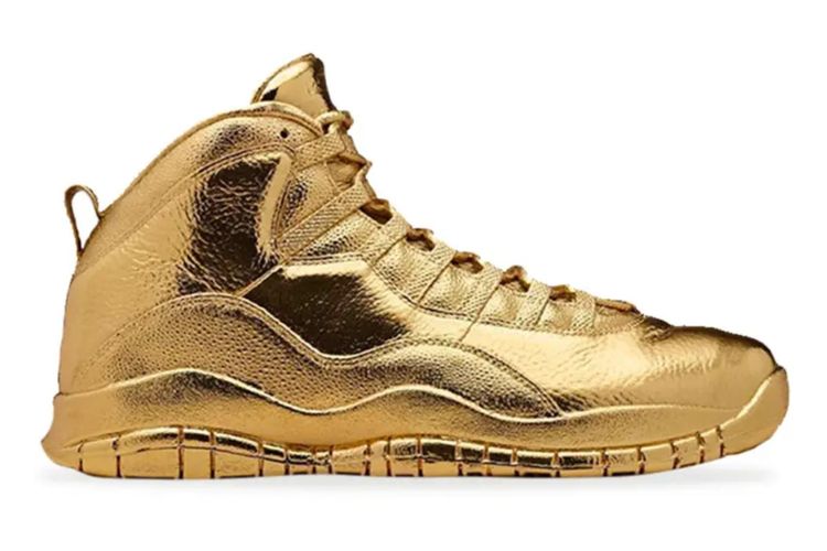 Solid Gold OVO Nike Air Jordan 10 