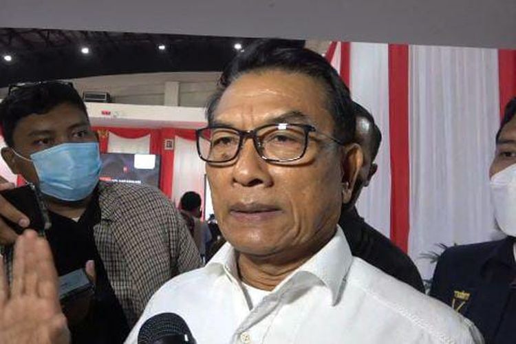 Kepala Staf Presiden (KSP) Moeldoko saat ditemui di Gedung Juang Komisi Pemberantasan Korupsi (KPK), Jakarta, Rabu (8/3/2023).