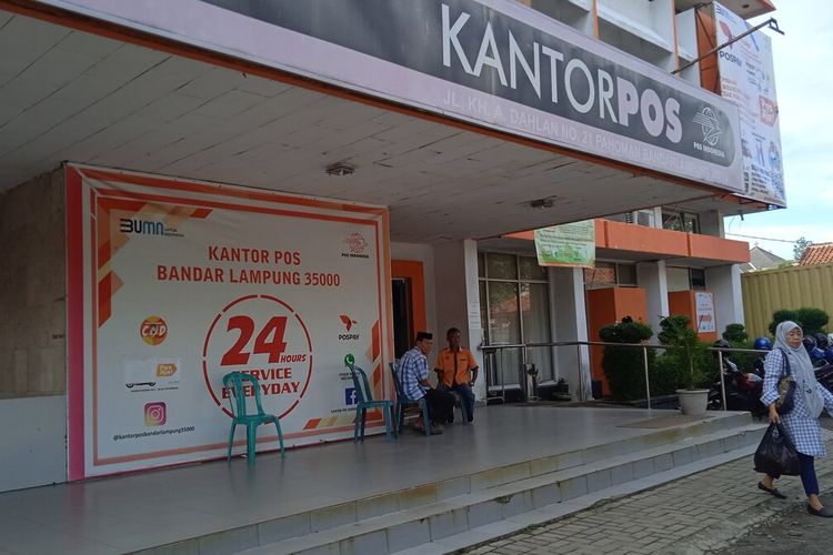 Kantor Pos Bandar Lampung.