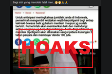 [HOAKS] Berita Catut Kompas.com, Pemerintah Disebut Mewajibkan Poligami