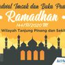 Jadwal Imsak dan Buka Puasa di Tanjungpinang Hari ini, 29 April 2020