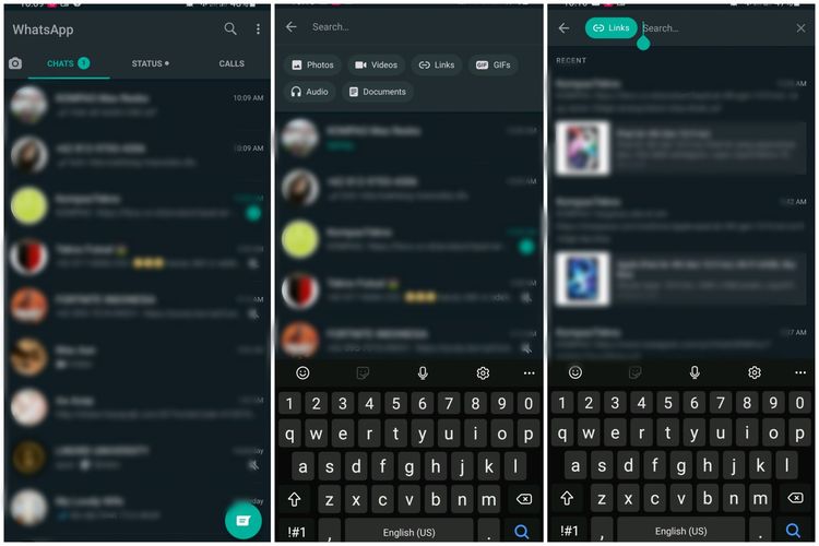 Cara menggunakan fitur Advanced Search di WhatsApp.