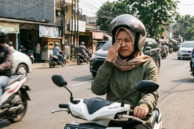 Mata Kena Abu Vulkanik? Ini Bahaya dan Cara Mengatasinya dengan Benar