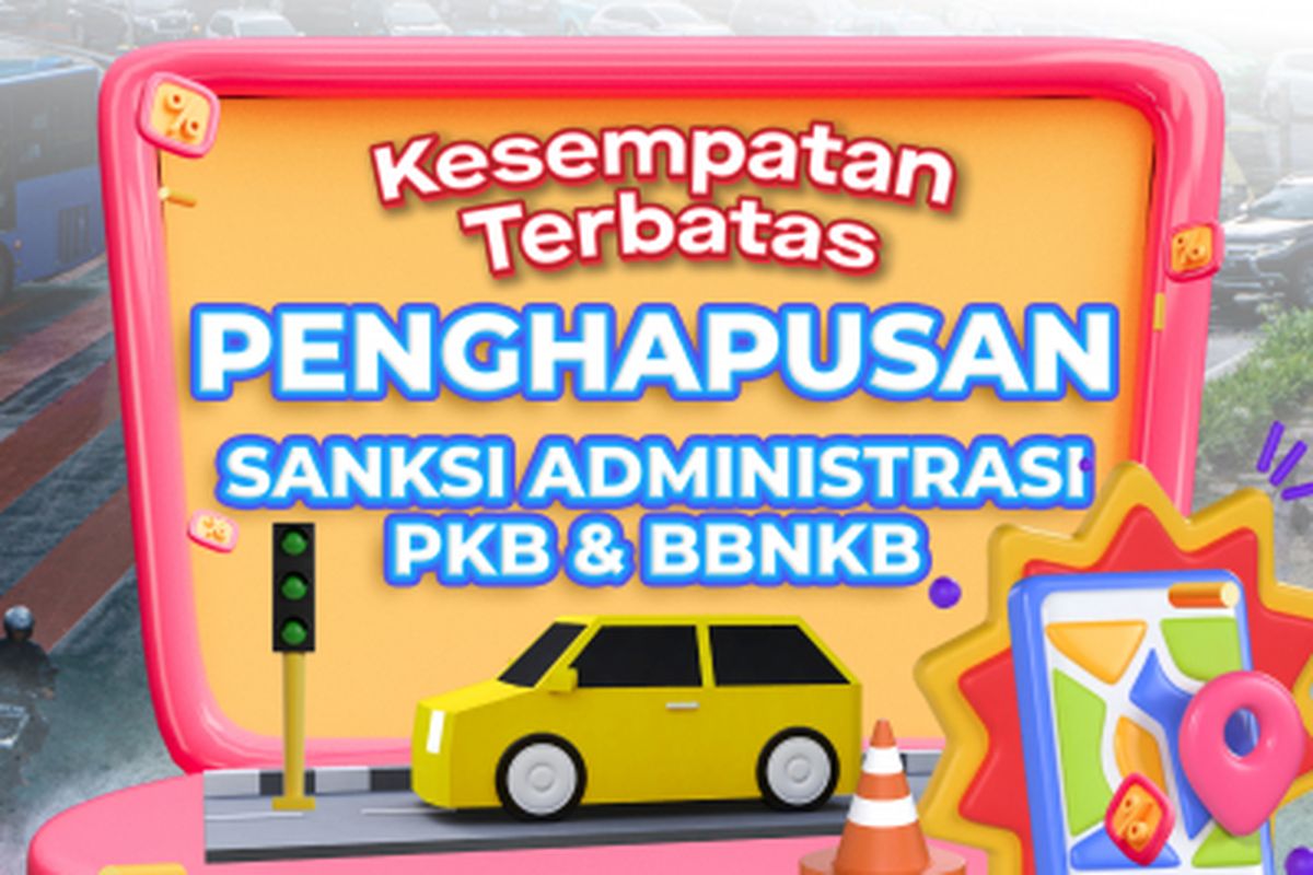 Penghapusan sanksi administrasi PKB dan BBNKB saat HUT DKI Jakarta