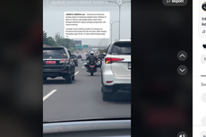 Video Motor Dishub Kawal Mobil dan Masuk Tol, Bolehkah?