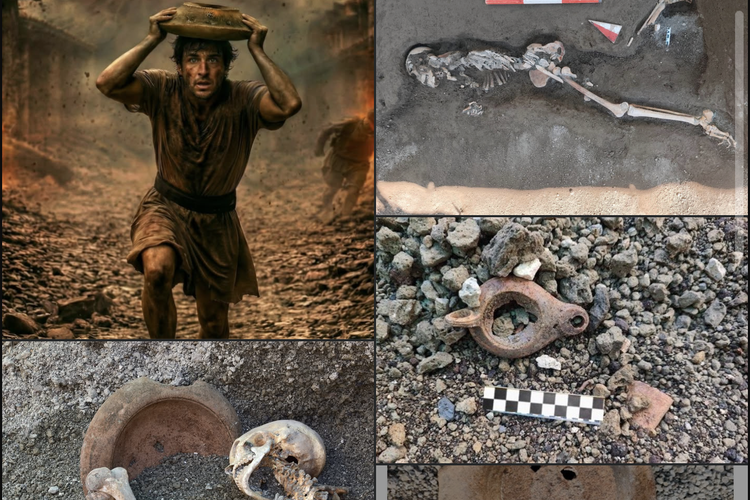 Arkeolog Gunakan AI untuk Ungkap Wajah Korban yang Melarikan Diri dari Letusan Vesuvius