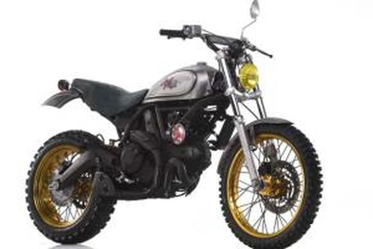 Ducati Scrambler modifikasi karya Officine Mermaid.