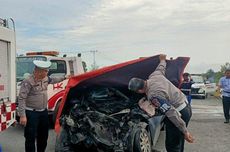 3 Orang Tewas Kecelakaan di Tol Pekanbaru-Dumai, Mobil Ringsek Tabrak Truk