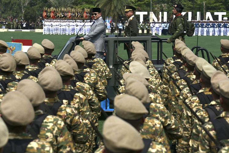 Ucapkan Terima Kasih Pengorbanan Besar Keluarga Prajurit TNI, Prabowo: Harus Siap Bila Tak Kembali