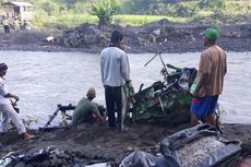 Sungai Putih Meluap, Mobil Milik Penambang Hanyut