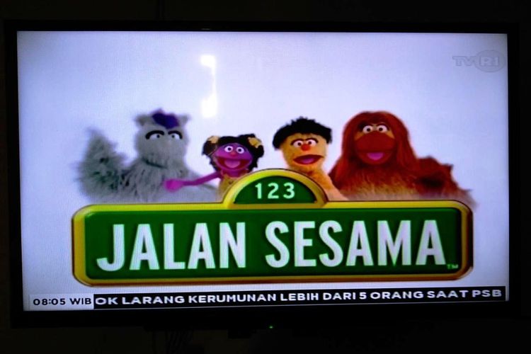 Tangkapan layar tayangan Jalan Sesama episode, Selasa (14/4/2020).