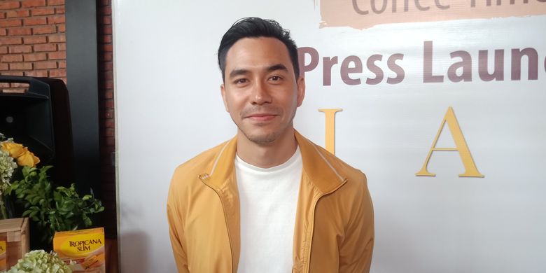 Aktor dan presenter Darius Sinathrya ketika ditemui di kawasan Menteng, Jakarta Pusat, Rabu (24/4/2019).