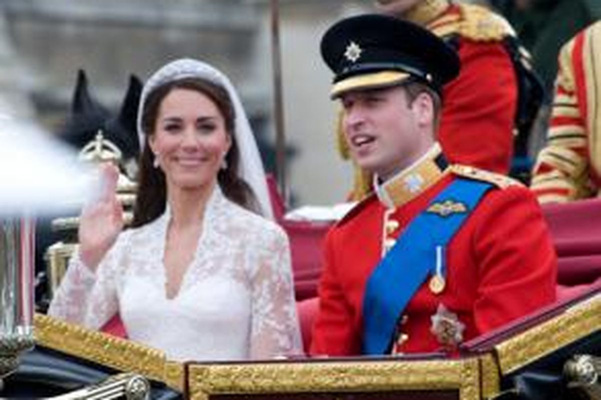 Pangeran William dan Kate Middleton. Pangeran William sering dianggap sebagai Prince Charming masa kini.