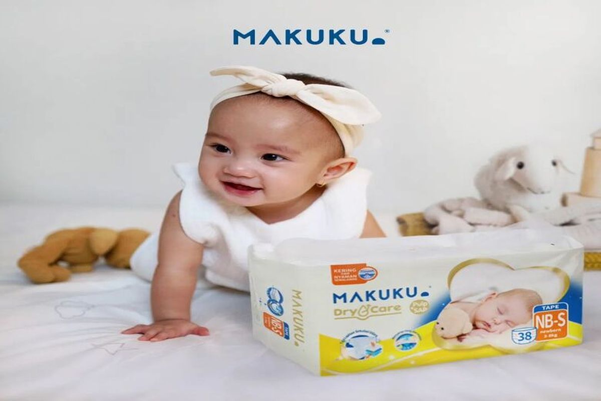 Bayi dan Popok MAKUKU Dry Care