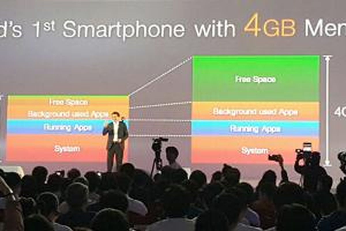 Peluncuran Asus Zenfone 2 di Jakarta, Selasa (21/4/2015).