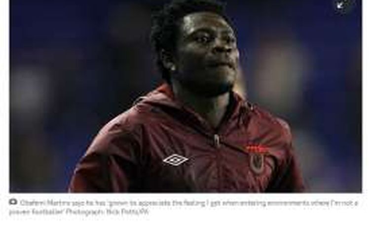 Mantan penyerang Inter Milan, Obafemi Martins, yang memutuskan pindah ke Liga Super China untuk bergabung dengan Shanghai Shenhua.