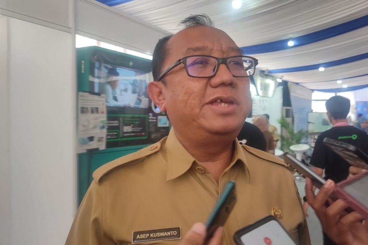 Kepala Dinas Lingkungan Hidup DKI Jakarta Asep Kuswanto di Balai Kota DKI Jakarta, Senin (25/9/2023).