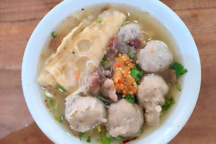 Ilustrasi bakso, salah satu kuliner khas Malang yang banyak diburu.