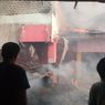 Belasan Armada Damkar Berjibaku Padamkan Kebakaran Pasar Rakyat Ciranjang
