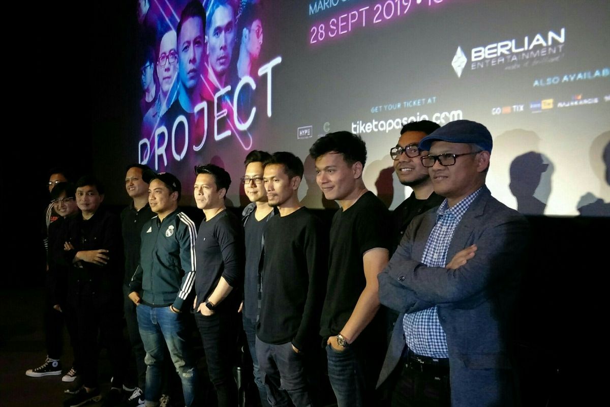 Jumpa pers NOAH dan Yovie Widianto dalam konser Project X di Grand Indonesia, Jakarta Pusat, Kamis (15/8/2019).