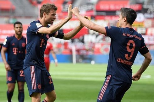 Leverkusen Vs FC Bayern, Bukti Peran Penting Duet Lewandowski-Mueller