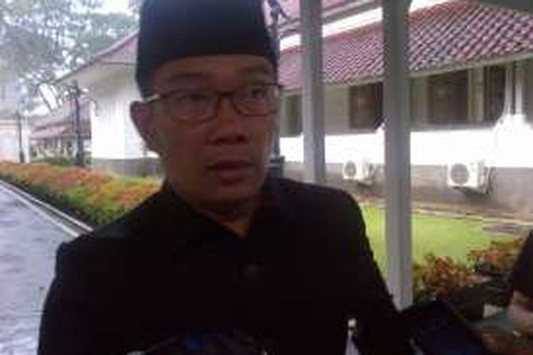 Wali Kota Bandung Ridwan Kamil saat ditemui wartawan di Pendopo Kota Bandung, Jalan Dalemkaum, Kamis (18/8/2016). KOMPAS.com/DENDI RAMDHANI
