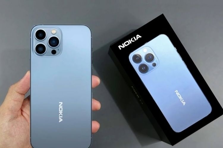 Gambar render yang diklaim sebagai Nokia Edge, mirip iPhone Boba beredar di media sosial.