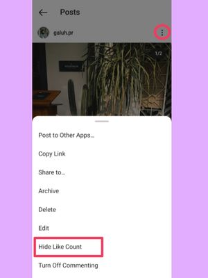 Pengguna harus mengaktifkan fitur sembunyikan jumlah like secara manual di posting miliknya.