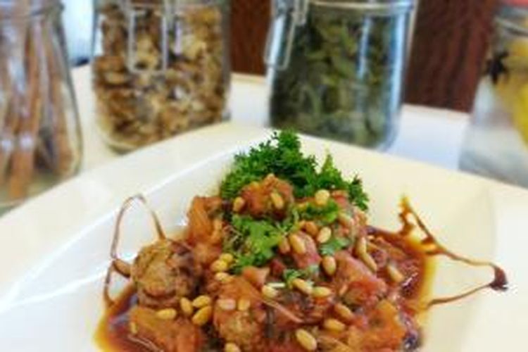 Lamb Dawood Basha, ala satu hidangan ala Timur Tengah dari Pacific Restaurant & Lounge