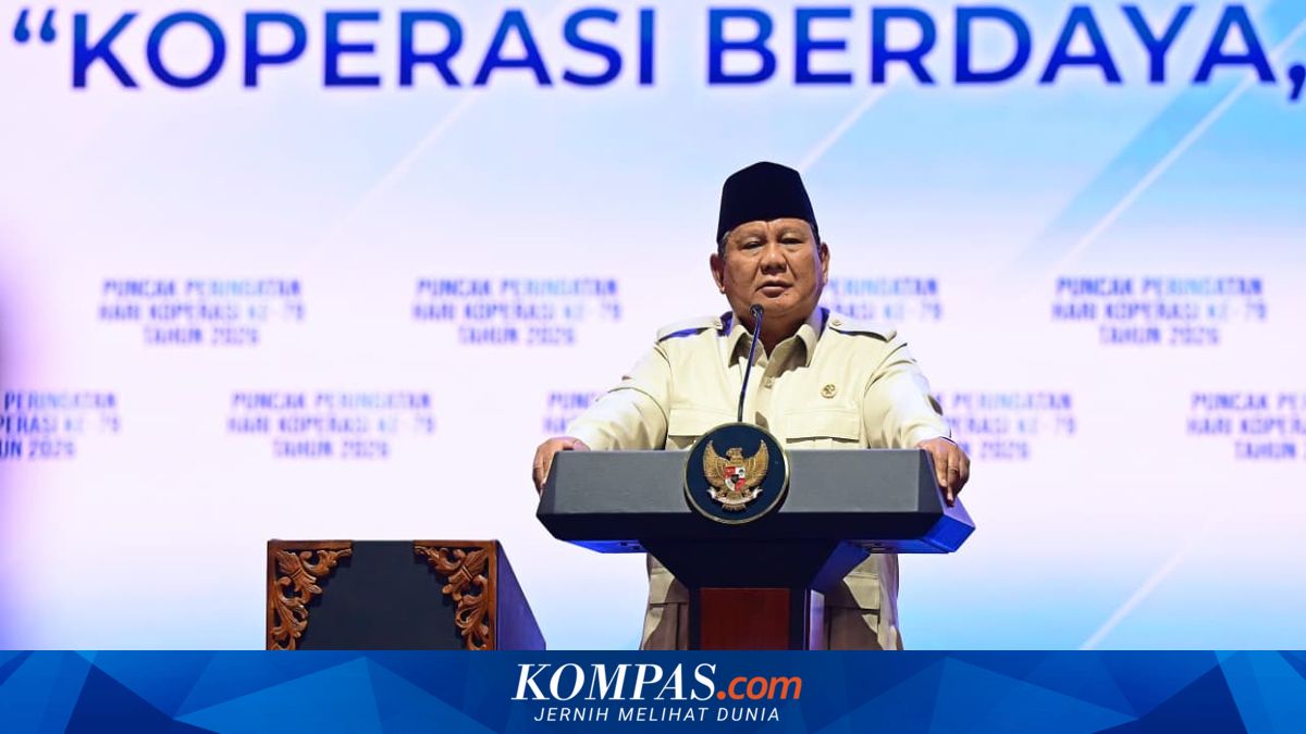 Pidato Prabowo di Hari Koperasi: Cerita Tamu Tak Tahu Diri hingga Jelaskan Maksud Kopdes
