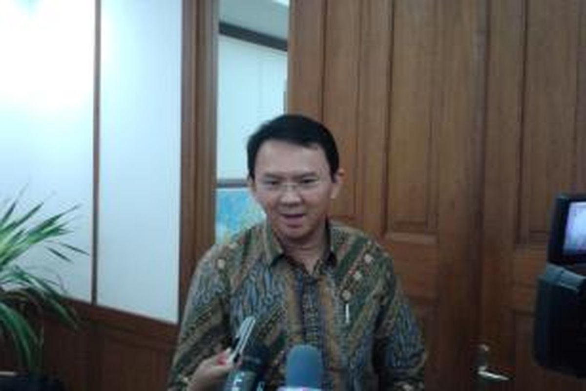 Pelaksana Tugas (Plt) Gubernur DKI Jakarta Basuki Tjahaja Purnama,  di Balaikota Jakarta, Senin (2/6/2014)