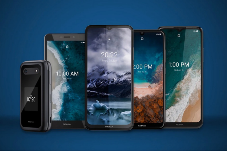 HMD Global memperkenalkan empat smartphone baru Nokia di CES 2022.