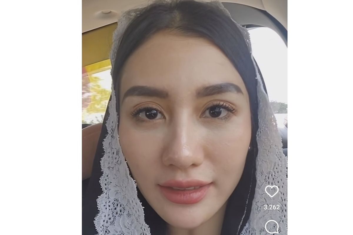 Tangkapan layar Novita Hardini menyampaikan kejadian yang menimpanya di Magetan Jawa Timur, dalam kegiatan UMKM, Kamis (22/11/2023).