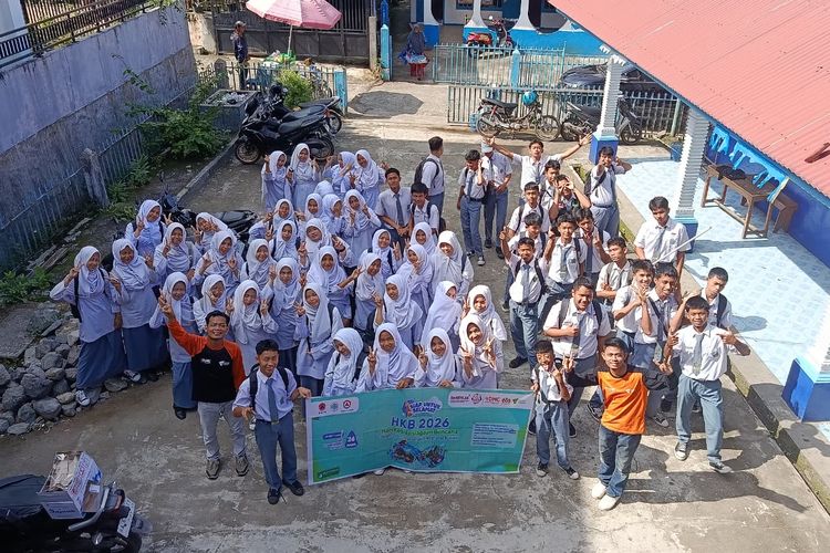 Simulasi Gempa di Agam, Dompet Dhuafa Volunteer Sumbar Tingkatkan Kesiapsiagaan Siswa
