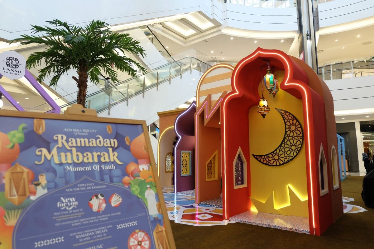 Dekorasi Aeon Mall di Bulan Ramadan 2021