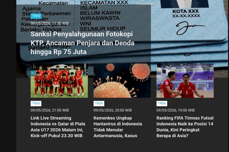 [POPULER TREN] Sanksi Penyalahgunaan Fotokopi KTP | Efek Tidak Minum Kopi 2 Minggu