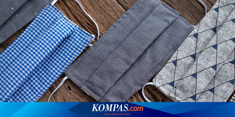Ingin Membuat Masker Kain Rumahan Coba Tutorial Ini Halaman All Kompas Com