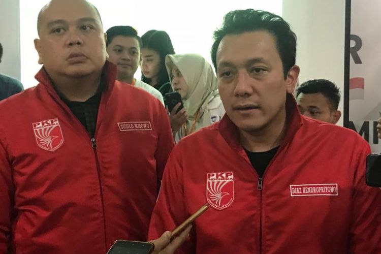 Ketua Umum Partai Keadilan dan Persatuan Indonesia (PKPI) Diaz Hendropriyono di Posko Cemara, Menteng, Jakarta Pusat, Rabu (19/9/2018). 