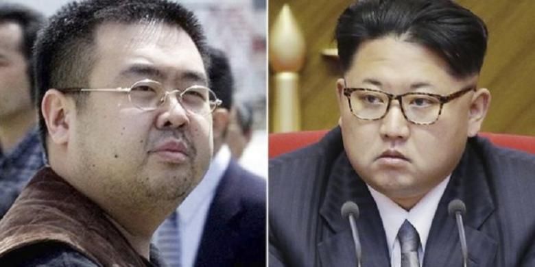Kim Jong Nam (kiri) dilaporkan pernah disiapkan menjadi pengganti Kim Jong Il namun akhirnya Kim Jong Un yang menjadi pemimpi tertinggi Korea Utara.
