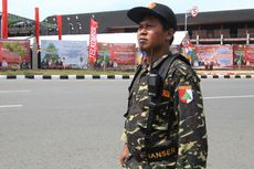 Banser Ikut Amankan Perayaan Natal Bersama Jokowi di Pontianak