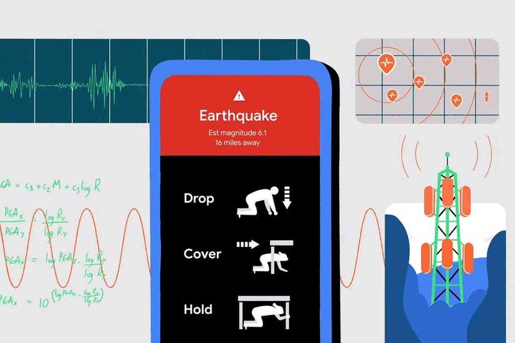 Google bikin sistem untuk mendeteksi adanya gempa bumi