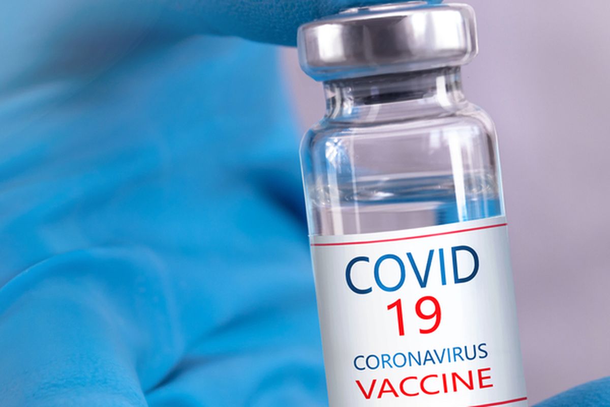 Illustration of Covid-19 vaccine.