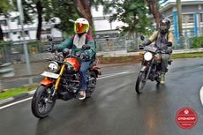 Adu Ganteng Motor Gaya Klasik, Kawasaki W175 Cafe Vs TVS Ronin
