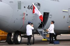 Serahkan Pesawat C-130J Super Hercules Bersama Jokowi, Prabowo Tepis Isu Soal Sakitnya