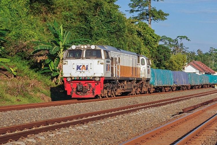 Ilustrasi Kereta Api.