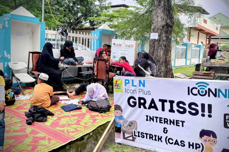 PLN Icon Plus menghadirkan layanan internet gratis di Kantor Perwakilan PLN Aceh. 
