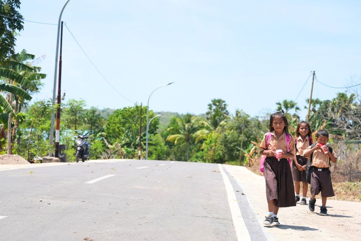 Jalan daerah yang ditangani menggunakan IJD TA 2023 di NTT