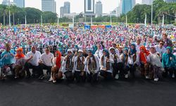 Kampanyekan Indonesia Tanpa KDRT, Puluhan Ribu Kader PKK Ikuti Fun Run dan Fun Walk