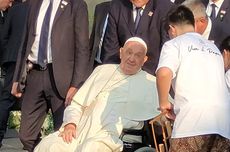 Paus Fransiskus Tiba di Katedral Jakarta, Disambut Teriakan "Viva il Papa"